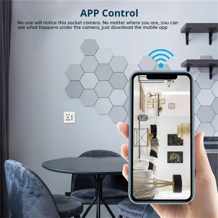 HD 1080P WiFi Security Camera Motion Detection Home Smart Socket Hidden Cam