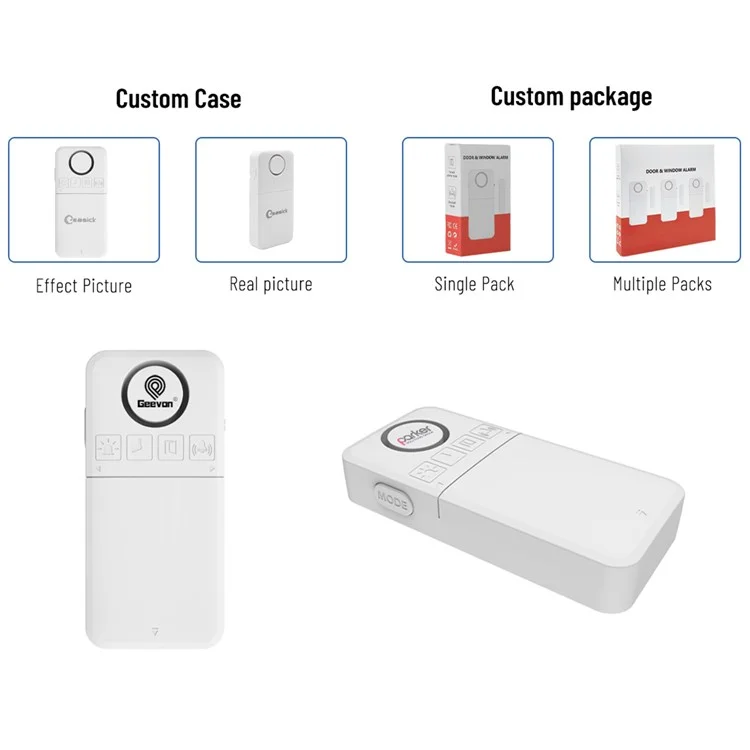 D100 130dB Door Window Alarm Wireless Magnetic Anti Theft Detector for Home Store