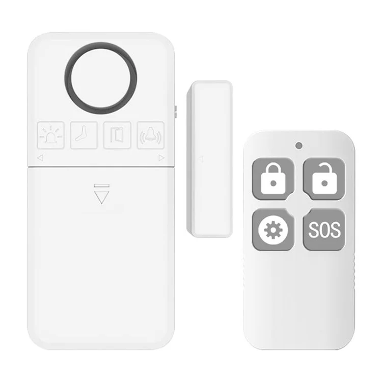 Telecomando di allarme di sicurezza DR100 Sensore magnetico 130dB Sistema antifurto wireless per la casa Dispositivo di protezione