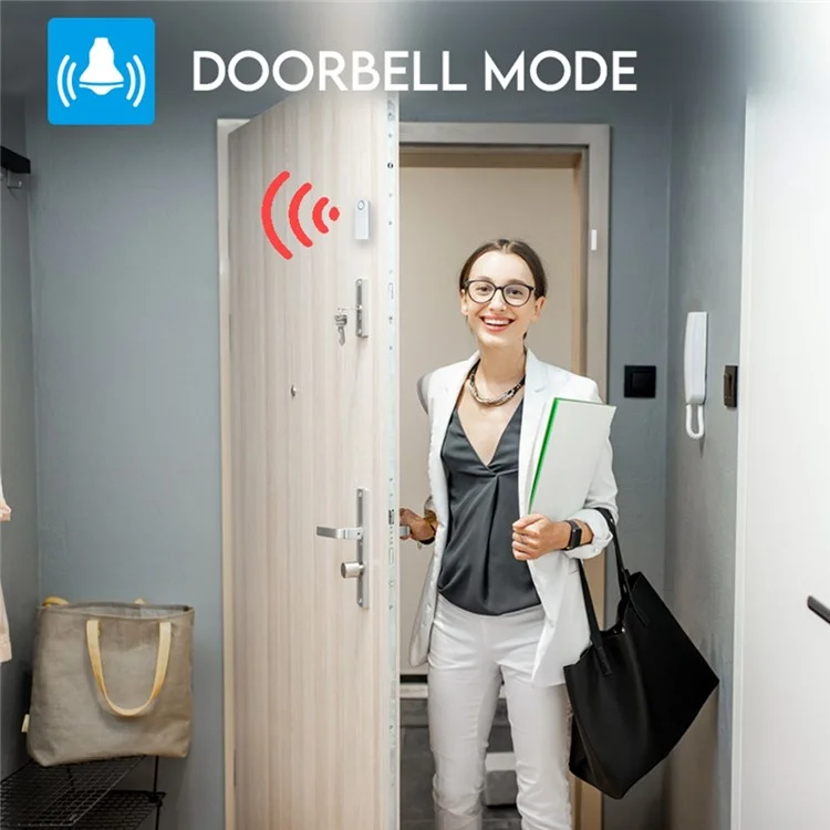 Telecomando di allarme di sicurezza DR100 Sensore magnetico 130dB Sistema antifurto wireless per la casa Dispositivo di protezione
