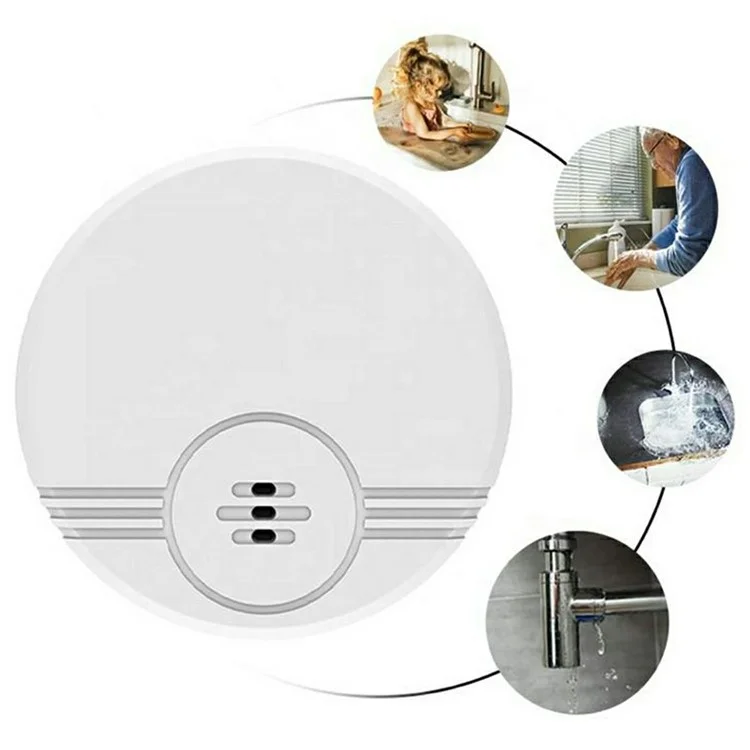 Rilevatore di perdite d'acqua W100 con sensore di allarme da 130 dB e modalità dual per la rilevazione delle perdite d'acqua