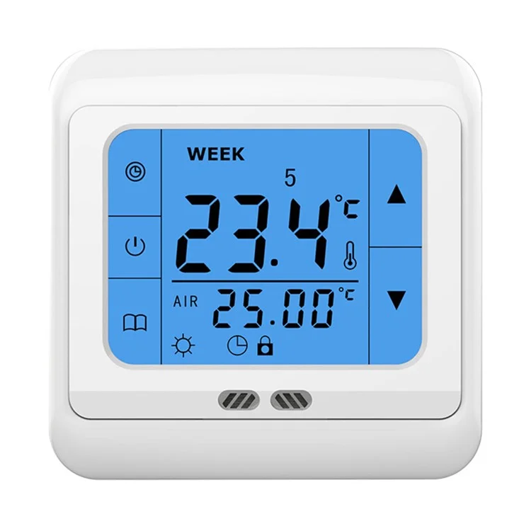 C07 Thermostat intelligent à écran tactile à chauffage haute précision Contrôleur de température numérique - 3A