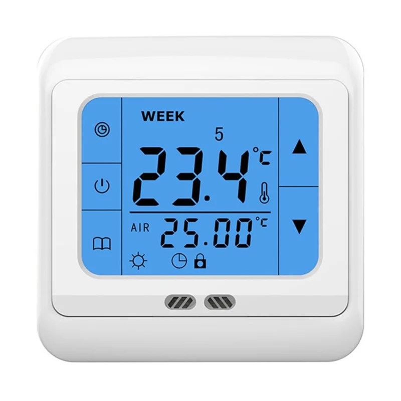 C07 Dotykowy termostat grzewczy ze smartfonem, cyfrowy sterownik temperatury o wysokiej dokładności - 16A