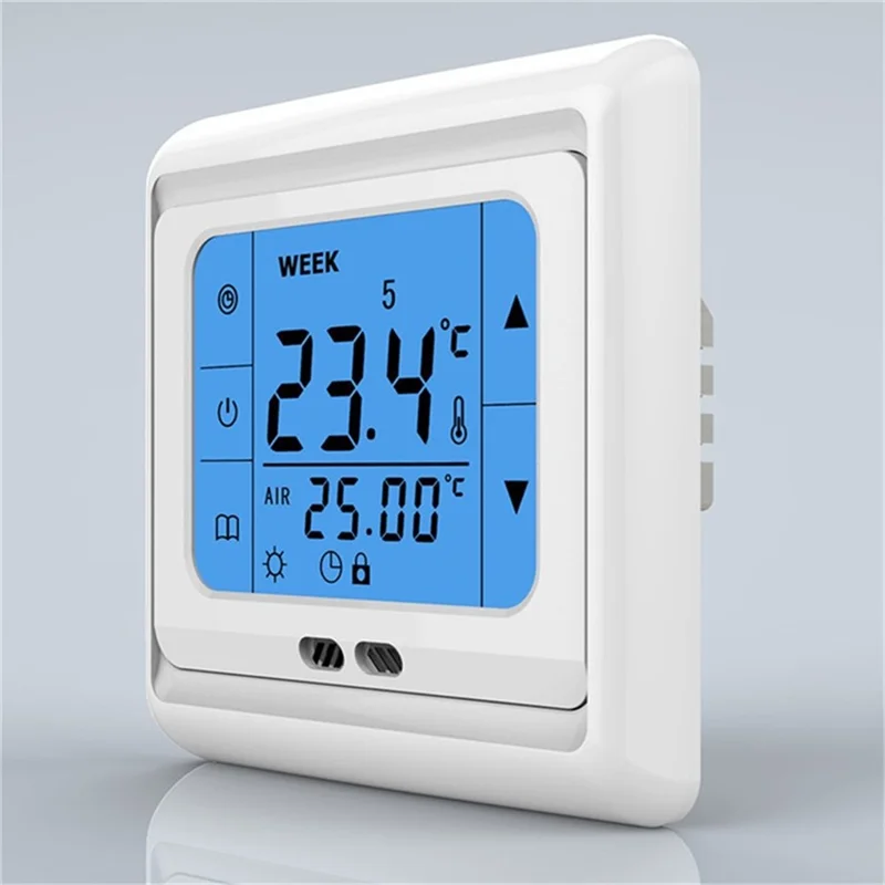 C07 Dotykowy termostat grzewczy ze smartfonem, cyfrowy sterownik temperatury o wysokiej dokładności - 16A