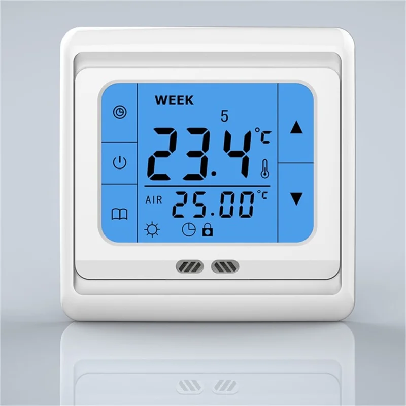 C07 Dotykowy termostat grzewczy ze smartfonem, cyfrowy sterownik temperatury o wysokiej dokładności - 16A