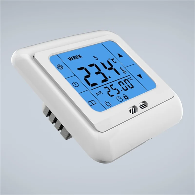 C07 Touch Screen Smart Heating Thermostat High Precision Digital Temperature Controller - 30A
