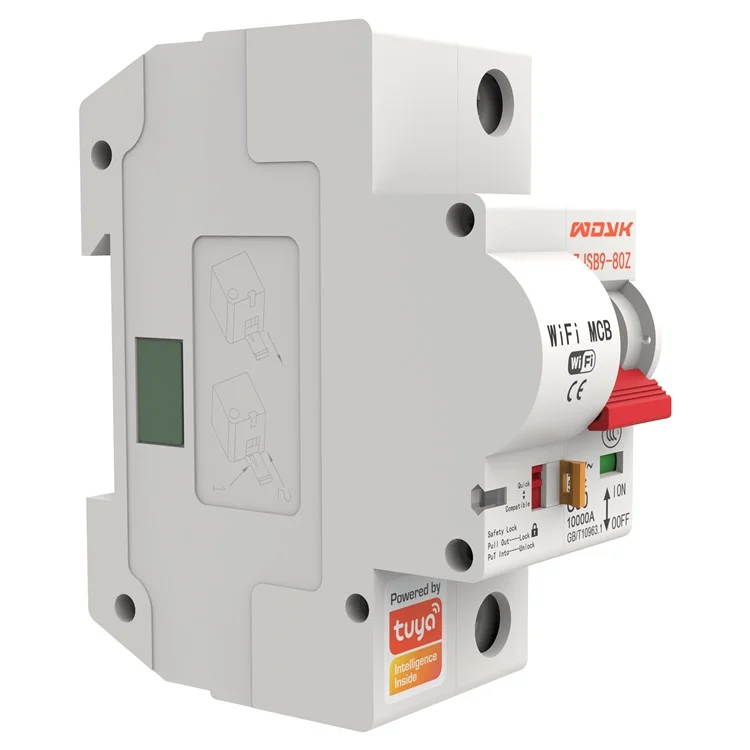 WDYK 10A - 80A 1P Tuya Smart WiFi Circuit Breaker Remote Control Intelligent Switch for Smart Home Automation - 20A