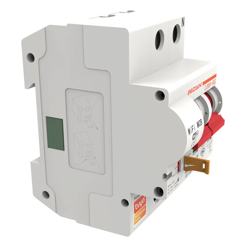 WDYK 10A - 80A 2P Tuya Smart WiFi Circuit Breaker Remote Control Intelligent Switch for Smart Home Automation - 63A