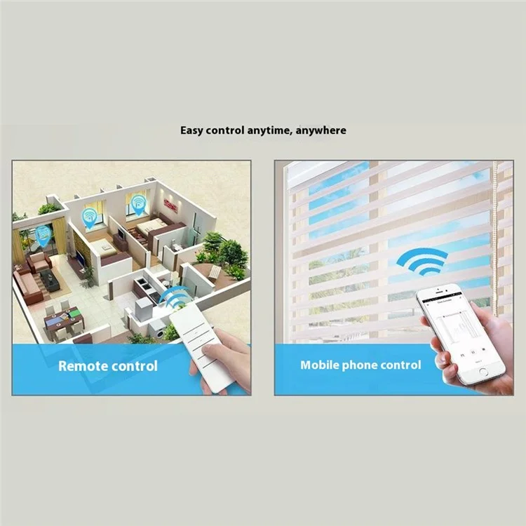 CM01 WiFi Smart Roller Blind Motor App Controlled Venetian Blind Pull Cord Home Electric Curtain Controller - EU Plug