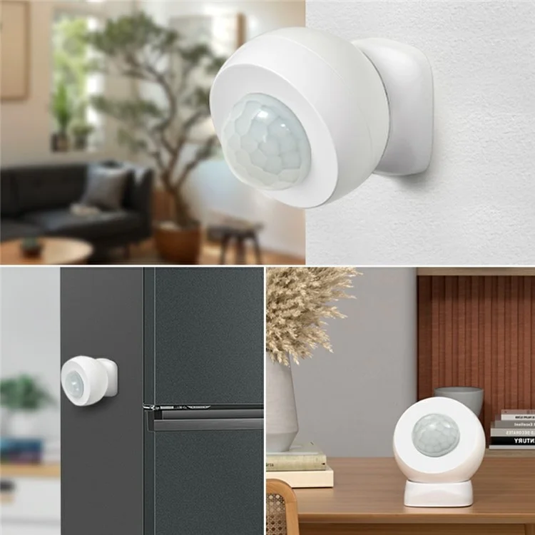 ZMS16 Zigbee Smart PIR Motion Sensor APP Remote Control Magnetic Wireless Detector ( Battery Powered )