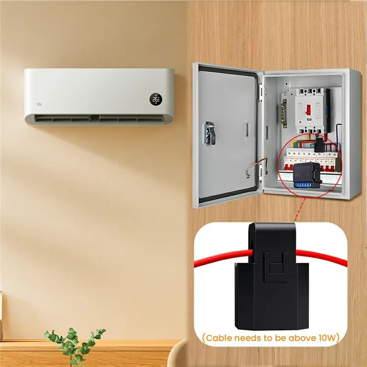 ZWPM16-1CH Tuya Zigbee Compteur d'énergie 80A Compteur intelligent en temps réel Statistiques de puissance Contrôle de l'application