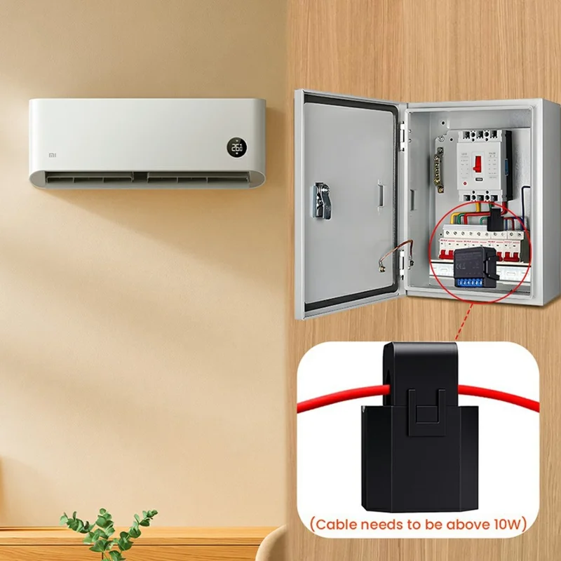 ZWPM16-2CH Tuya Zigbee Energy Monitor 80A Current Smart Meter Real Time Power Statistics APP Control