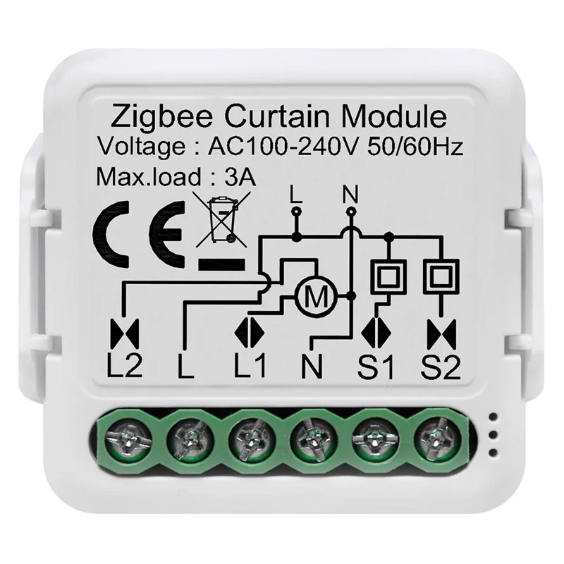 N-ZCSM01 Zigbee Curtain Controller Switch Module Smart APP Control Mini Actuator