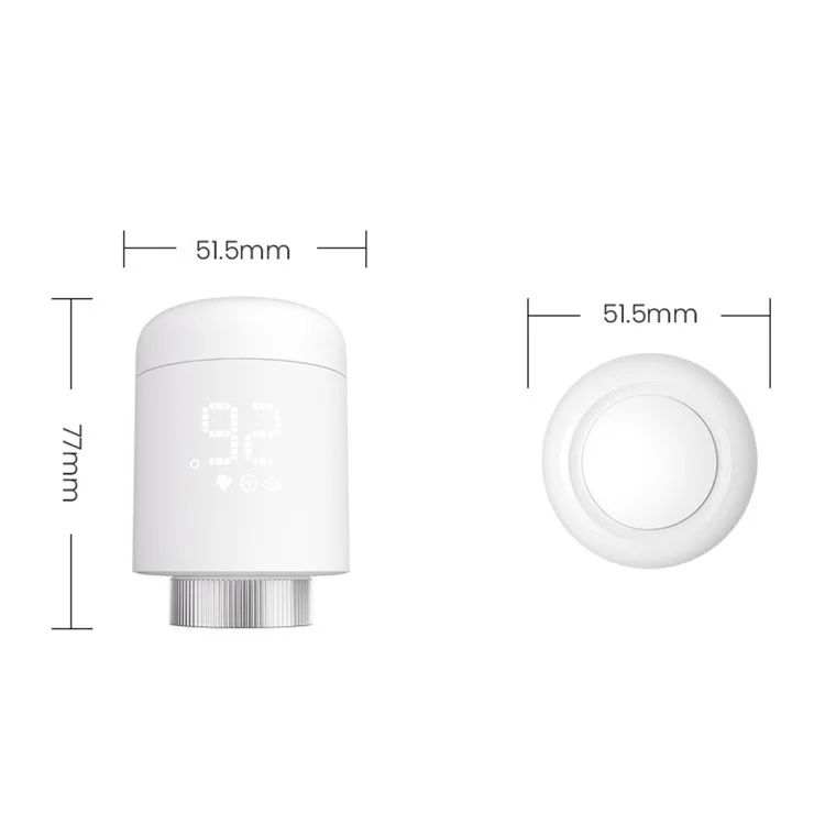 TRV16 Tuya Zigbee Smart Thermostatic Valve Radiator App Control  Intelligent Temperature Regulator