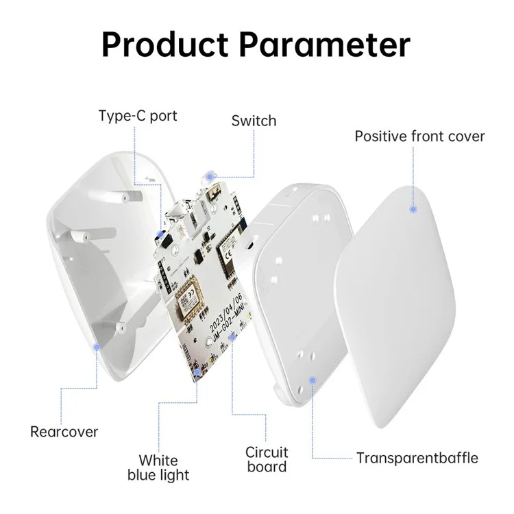GW16 Gateway Inteligente Zigbee Bluetooth com Modo Duplo para Integração de Dispositivos Smart Home - Controle Remoto por Aplicativo - Branco