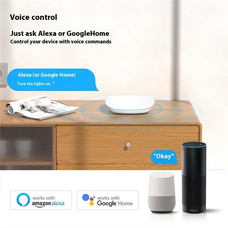 GW16 Smart Gateway Zigbee 3.0 Wired Single Mode Remote Control Smart Home Hub - Black