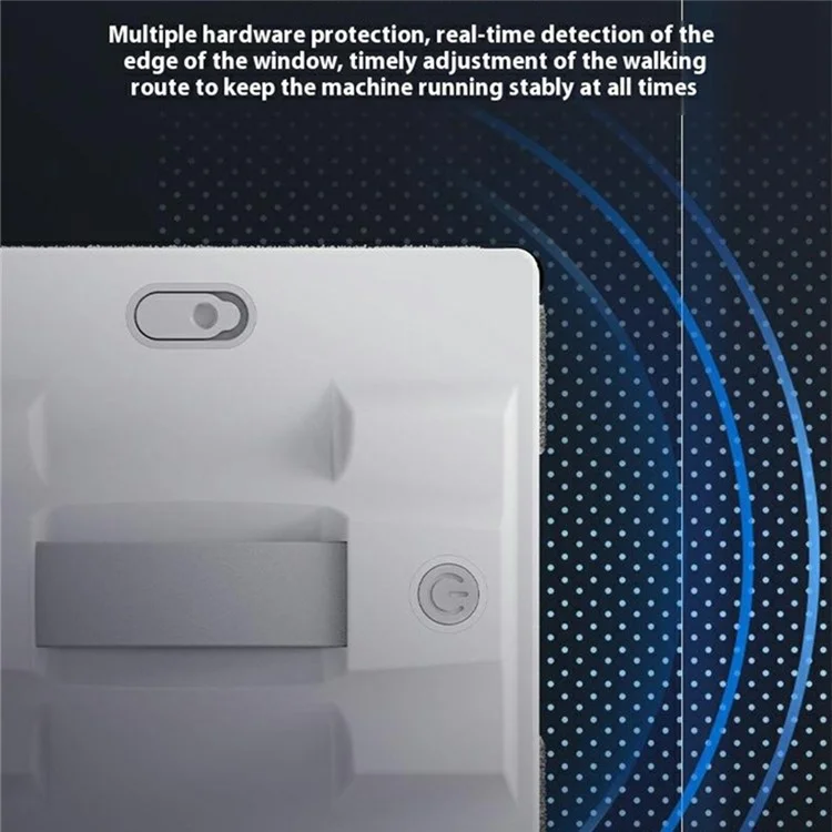 Robot limpiador de ventanas M83 Automático Eléctrico Control remoto Limpiador de cristal para uso doméstico - Blanco