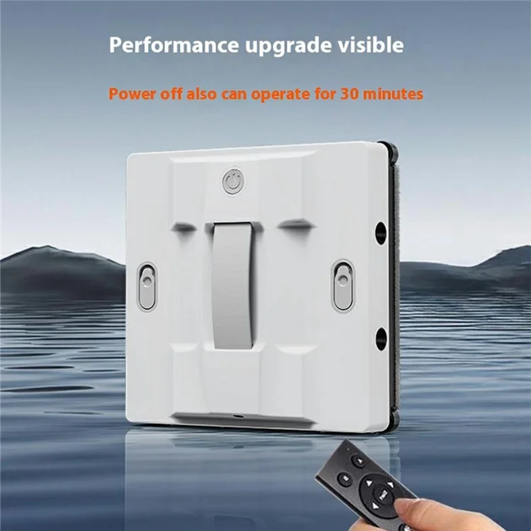 M83 Window Cleaning Robot Automatic Electric Remote Control Glass Cleaner for Home Use - Black