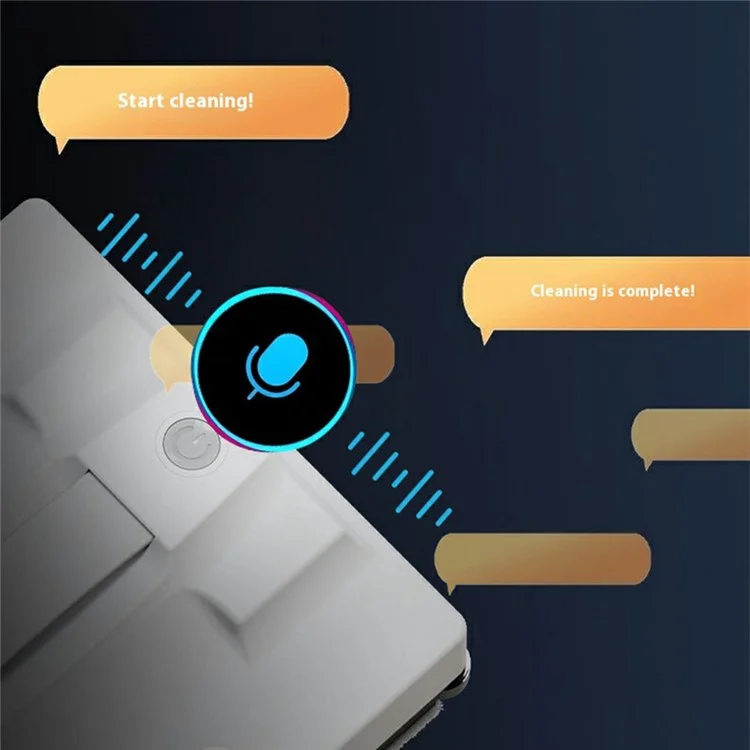 M83 Window Cleaning Robot Automatic Electric Remote Control Glass Cleaner for Home Use - Black