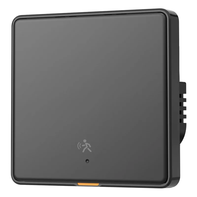 MG-KG126 Single Gang Zigbee Radar Smart Switch Remote Control Tuya Timer Human Sensor Wall Switch - Black