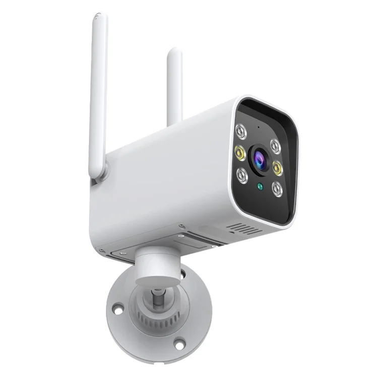 Cámara de seguridad doméstica K20 1080P HD con audio bidireccional, WiFi, visión nocturna y seguimiento de movimiento - Enchufe UE