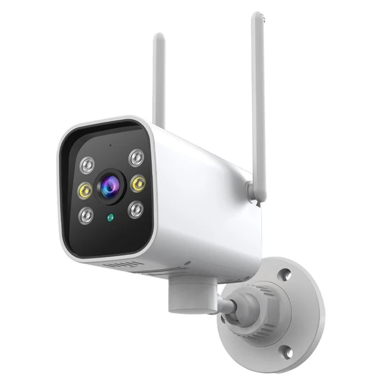 Cámara de seguridad doméstica K20 1080P HD con audio bidireccional, WiFi, visión nocturna y seguimiento de movimiento - Enchufe UE