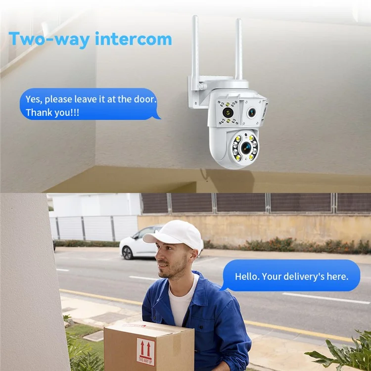 K30 1080P HD Two Way Audio Security Camera Human Detection Night Vision Pan and Tilt WiFi Camera