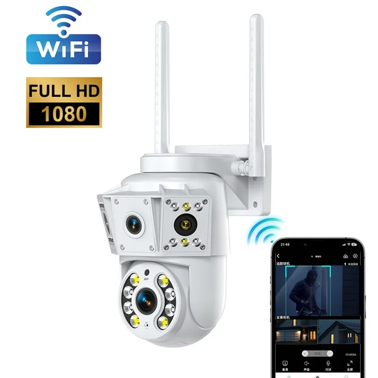 K30 1080P HD Two Way Audio Security Camera Human Detection Night Vision Pan and Tilt WiFi Camera