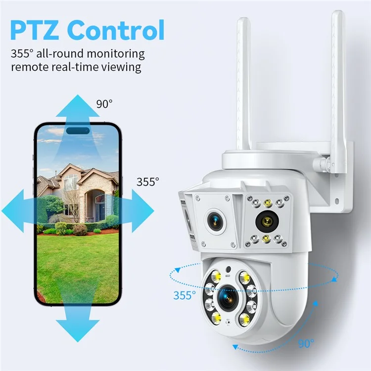 K30 1080P HD Two Way Audio Security Camera Human Detection Night Vision Pan and Tilt WiFi Camera