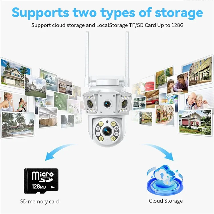 K30 1080P HD Two Way Audio Security Camera Human Detection Night Vision Pan and Tilt WiFi Camera