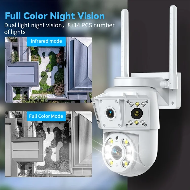 K30 1080P HD Two Way Audio Security Camera Human Detection Night Vision Pan and Tilt WiFi Camera