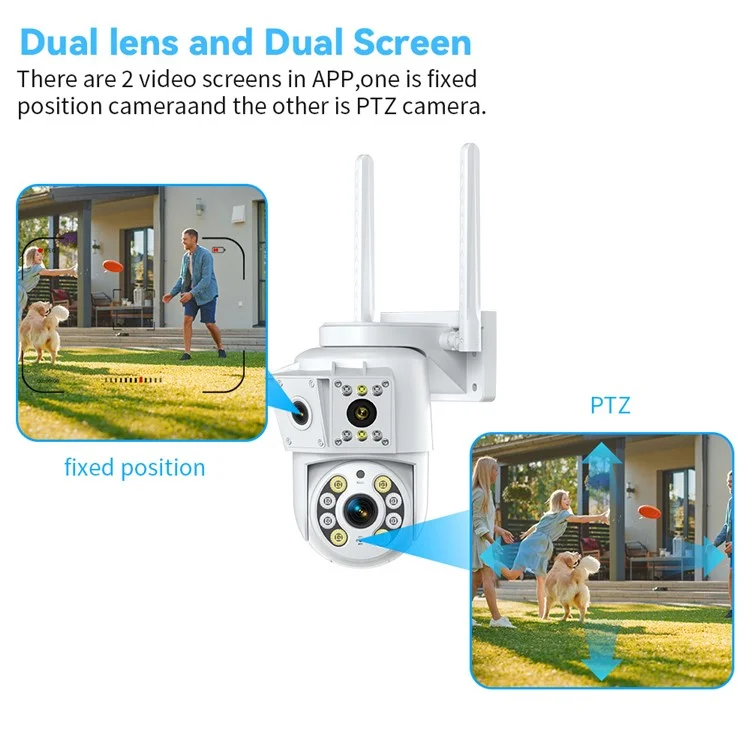 K30 1080P HD Two Way Audio Security Camera Human Detection Night Vision Pan and Tilt WiFi Camera