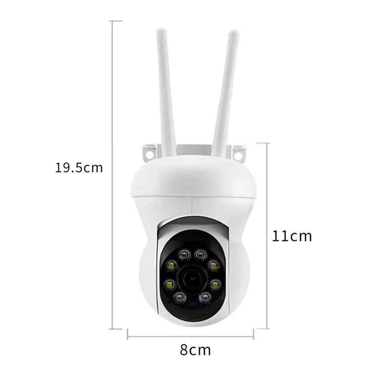 K21 360 Degree Panoramic Night Vision HD Home Security Camera Two Way Audio WiFi IP Camera