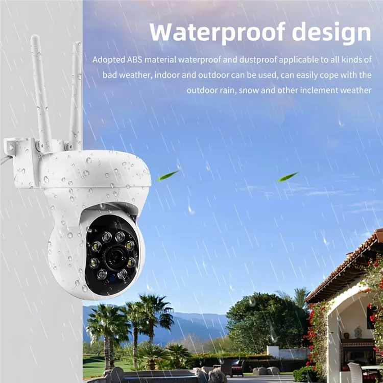 K21 360 Degree Panoramic Night Vision HD Home Security Camera Two Way Audio WiFi IP Camera