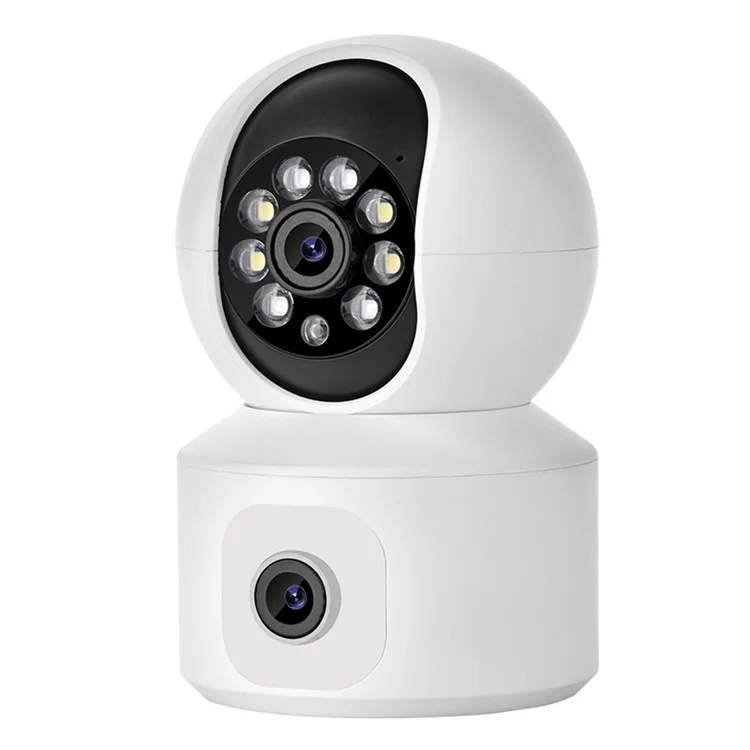 K22 Dual Lens 1080P HD Human Detection Camera Two Way Audio Home Security Night Vision WiFi Webcam