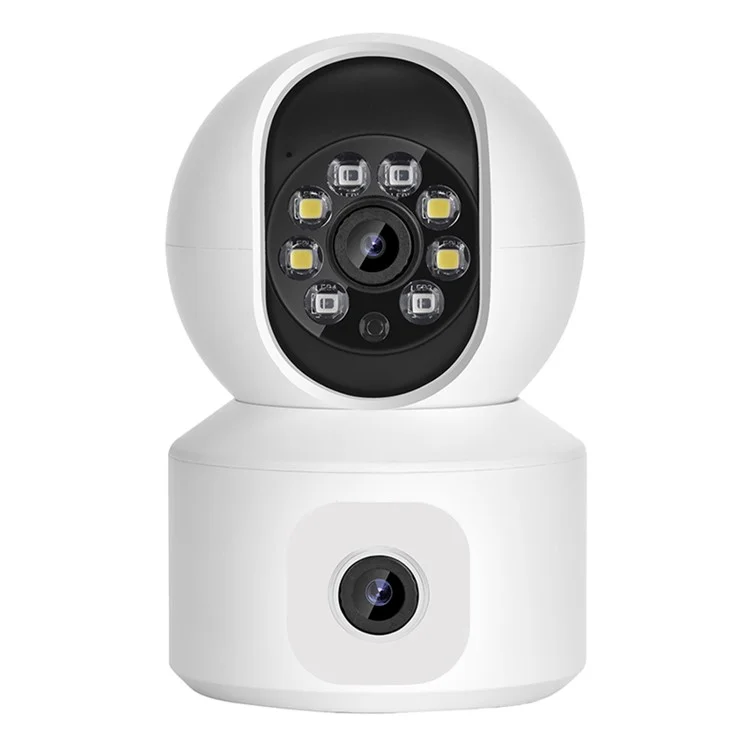 K22 Dual Lens 1080P HD Human Detection Camera Two Way Audio Home Security Night Vision WiFi Webcam