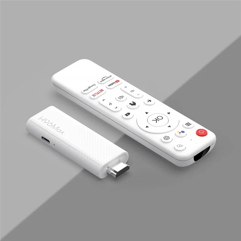 H96Max H313 2+8 Go Clé TV Android 14.0 4K Smart Streaming WiFi Compatible Bluetooth Mini Dongle TV