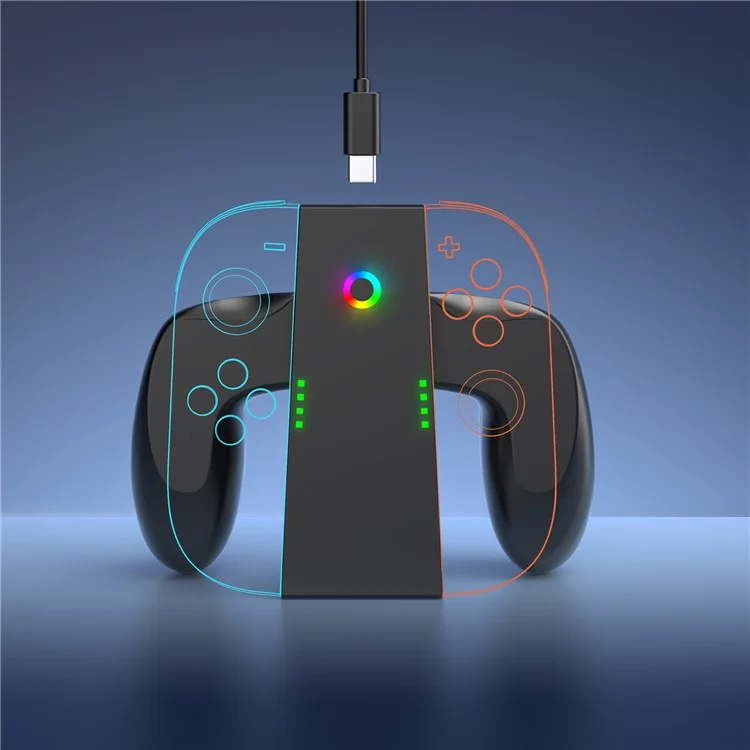 JYS-NS2287 For Nintendo Switch 2 Joy-Con Charging Grip Dual Controller Charger Dock