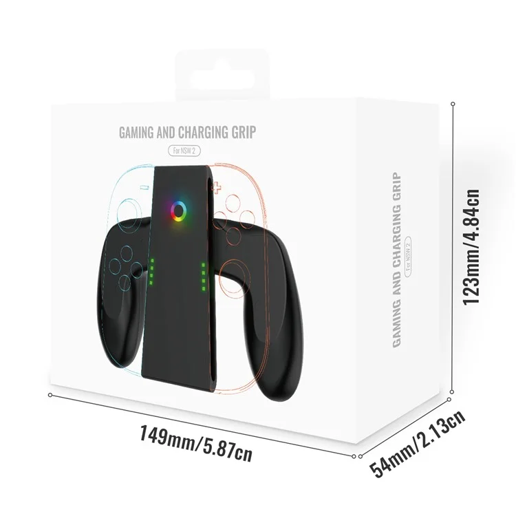 JYS-NS2287 For Nintendo Switch 2 Joy-Con Charging Grip Dual Controller Charger Dock