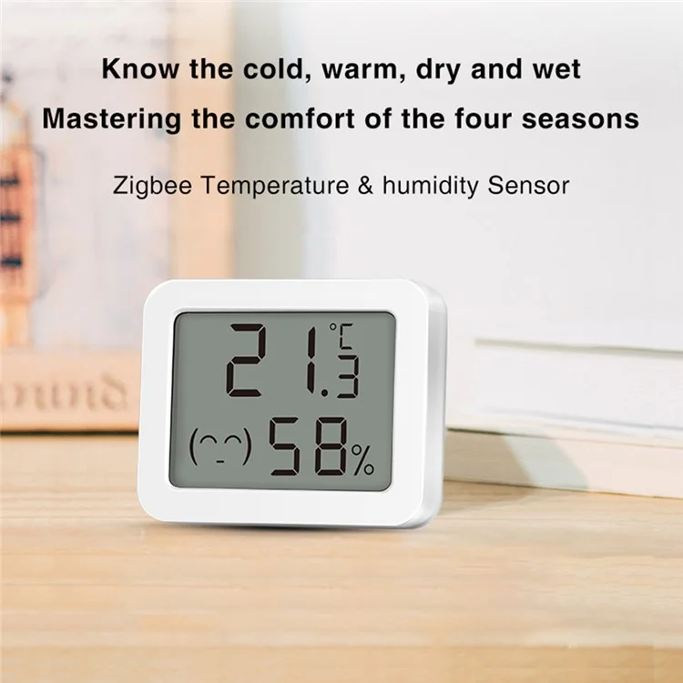 WSD500D Tuya Zigbee Smart Temperature Sensor Remote Monitoring LCD Display Humidity Detector