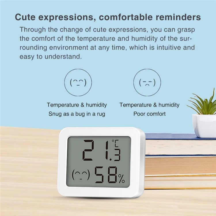 WSD500D Tuya Zigbee Smart Temperature Sensor Remote Monitoring LCD Display Humidity Detector