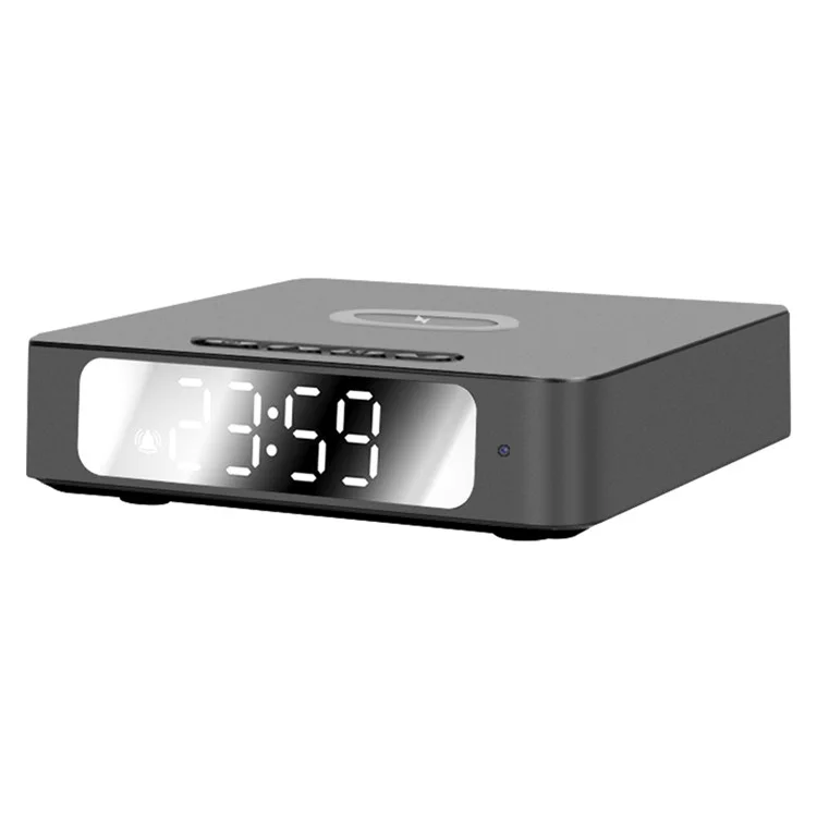 15W Wireless Charging Alarm Clock HD1080P WiFi Camera Digital Clock Charger For Home Security