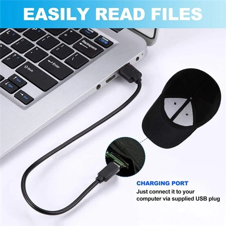 HD 1080P Mini Camera Baseball Cap with Motion Detection Outdoor Surveillance Camera