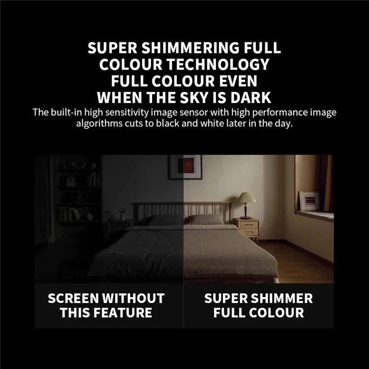 XIAOMI C700 4K Smart Camera Full Color Night Vision WiFi Surveillance Camera for Home Security, CN Plug