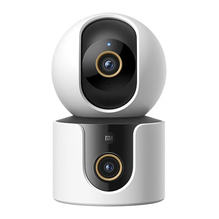 XIAOMI C500 Cámara inteligente de doble objetivo Resolución 2K Detección de IA Audio bidireccional Cámara WiFi, Enchufe CN