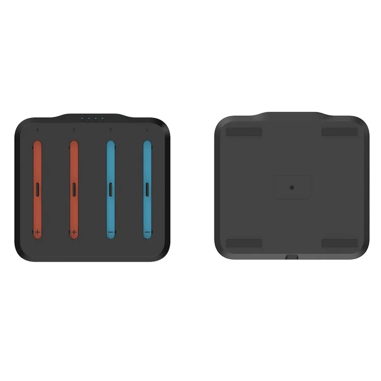 For Nintendo Switch 2 Controller 4-Slot Charging Dock Left Right Gamepad Charger with LED Indicators