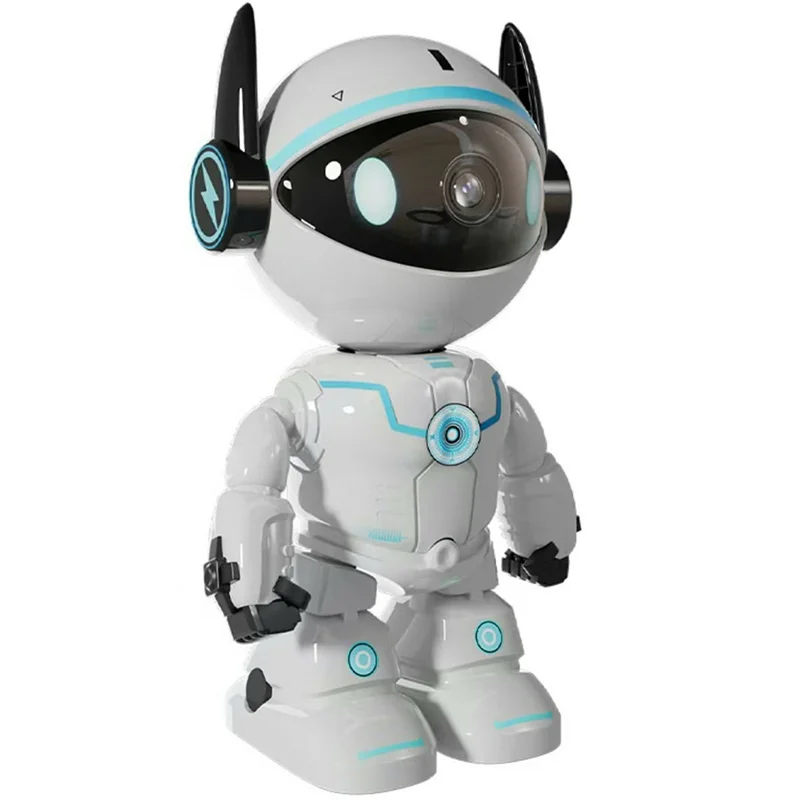 ESCAM PT205 Robot Design Home Camera 1080P Auto Tracking Two-Way Audio WiFi Network Camera - US Plug