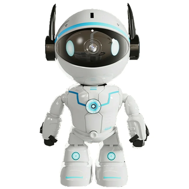 ESCAM PT205 Robot Design Home Camera 1080P Auto Tracking Two-Way Audio WiFi Network Camera - US Plug