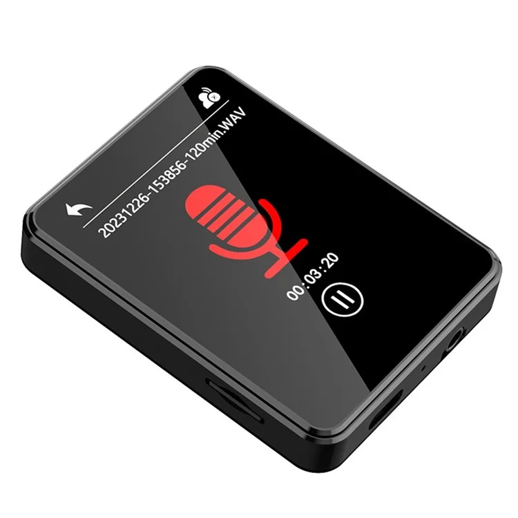 MP3-05B Lettore MP4 con schermo touch da 2,4 pollici, Bluetooth, Radio FM e Video, Versione in Metallo (Con scheda TF da 64G)