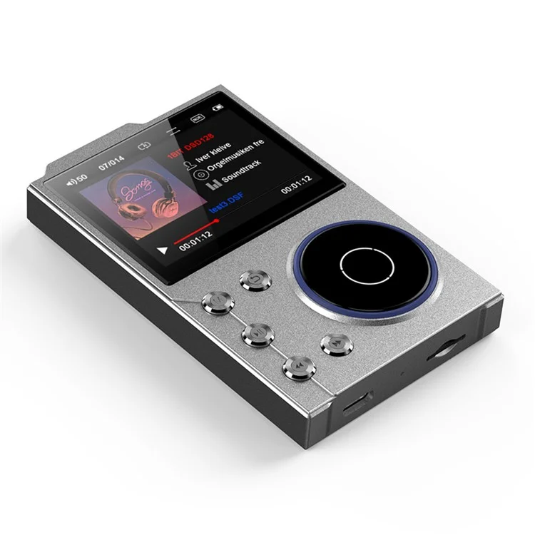 Lettore musicale T10 con schermo TFT da 2,4 pollici, Lettore HiFi, Registratore vocale, Radio FM Bluetooth, Memoria interna da 16 GB